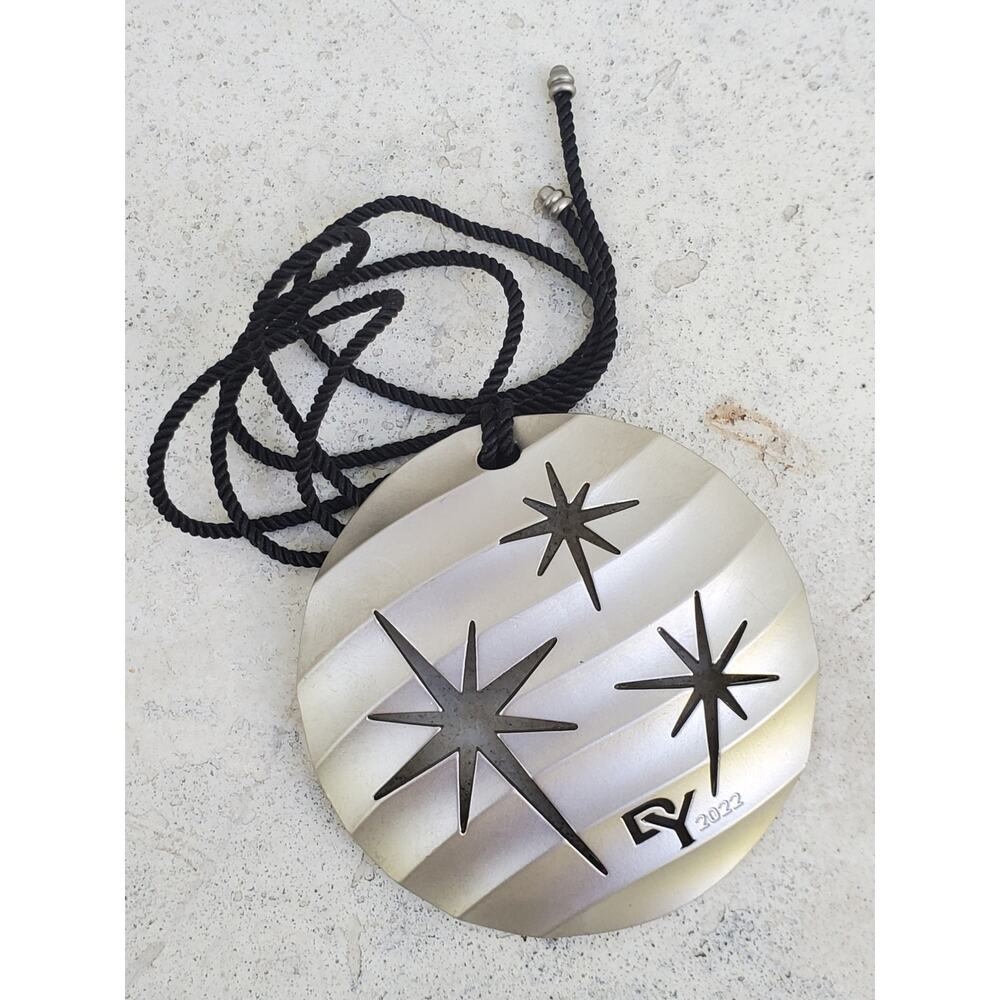 David Yurman Silver Tone Christmas 2022 North Star Collectible Ornament